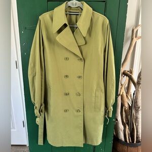 CONTEXT 100% COTTON PEA GREEN JACKET